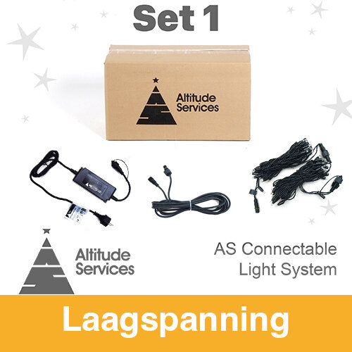 Set 1 (laagspanning) - voor bomen van 2 tot 3 meter