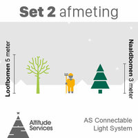 Set 2 (laagspanning) - voor bomen van 3 tot 5 meter