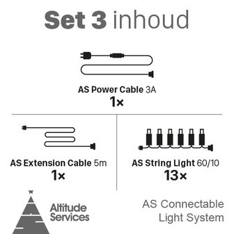 koppelbare set kerstverlichting