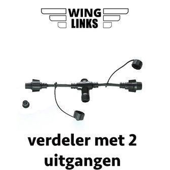 WingLinks verdeler met 2 uitgangen