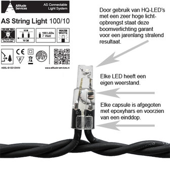 AS String Light - 100 LED&#039;s / 10m