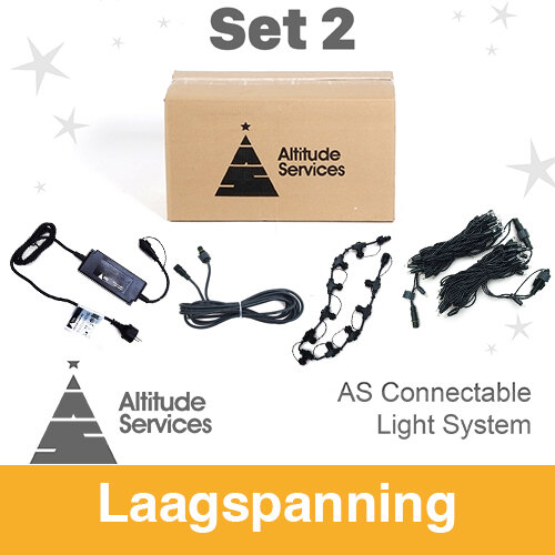 Set 2 (laagspanning) - voor bomen van 3 tot 5 meter