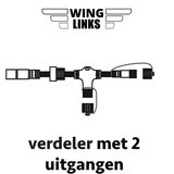 WingLinks verdeler met 2 uitgangen_