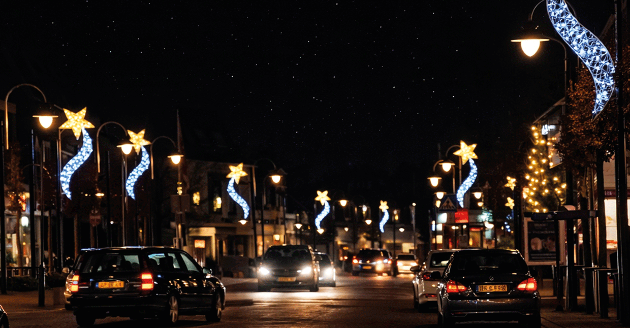 Kerstverlichting voor uw winkelstraat